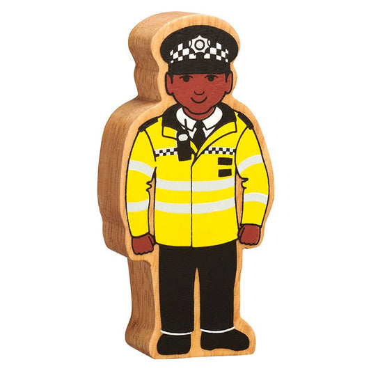 UK ONLY Natural yellow & black policeman