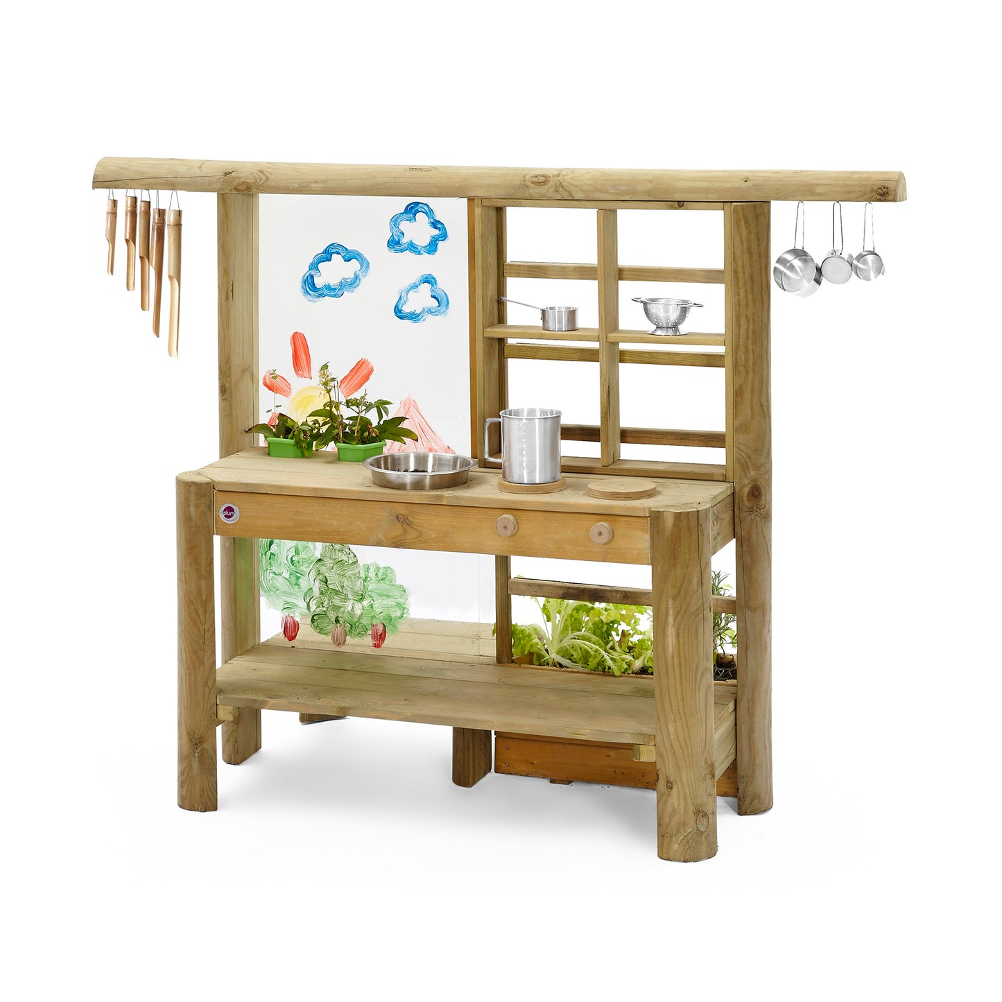 Discovery Mud Pie Kitchen – Outdoor Wooden Sensory Play Kitchen