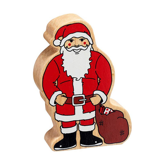 UK ONLY Natural red & white Father Christmas