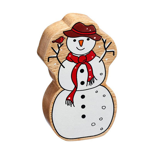 UK ONLY Natural white snowman