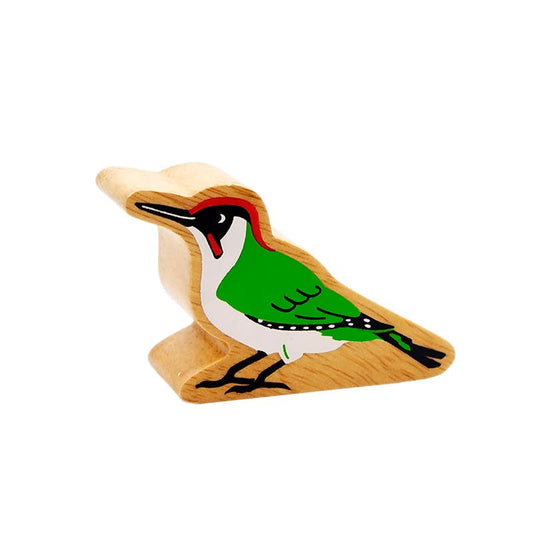 UK ONLY Natural green woodpecker