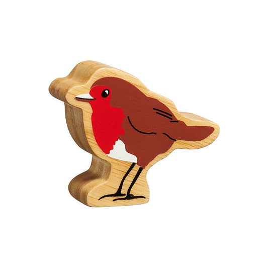 UK ONLY Natural brown & red robin