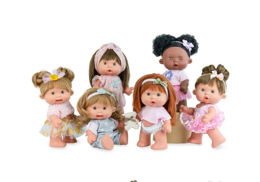 Marina & Pau 26cm Pepotin Nenote Party Kids Display Hard Body