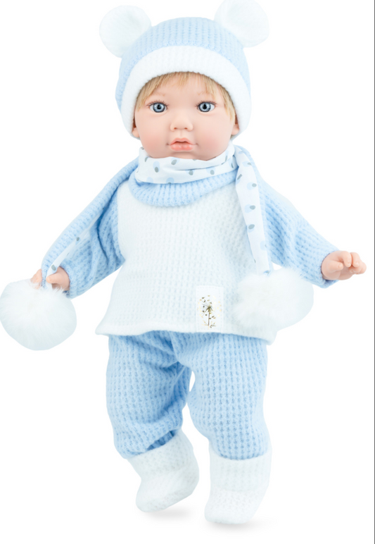 Baby Boy Doll - Marina & Pau 45cm Cosy Winter Outfit - Teo boy doll