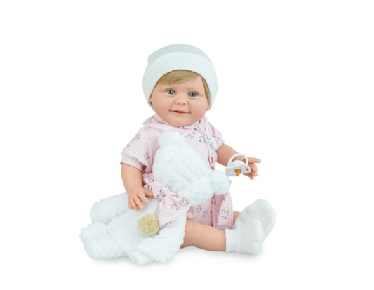 Marina & Pau 42cm Sugar Teddy Pink