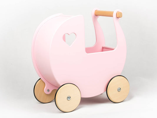 Moover Classic Dolls Pram- Light Pink