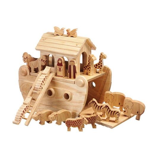 Junior Natural Noah's ark - Handmade fair trade kids toy