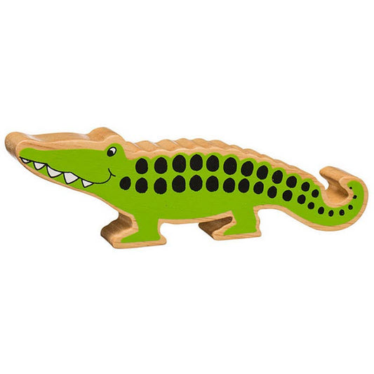 UK ONLY Natural green crocodile